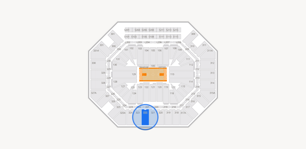 Thompson-Boling Arena at Food City Center Seating Chart