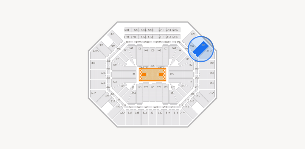 Thompson-Boling Arena at Food City Center Seating Chart