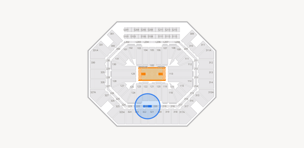 Thompson-Boling Arena at Food City Center Seating Chart