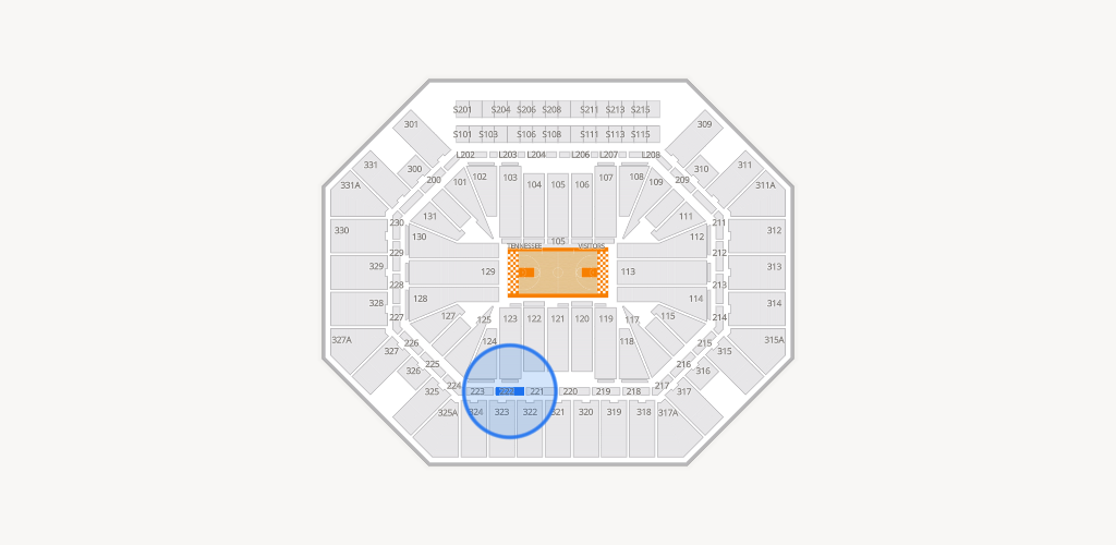 Thompson-Boling Arena at Food City Center Seating Chart