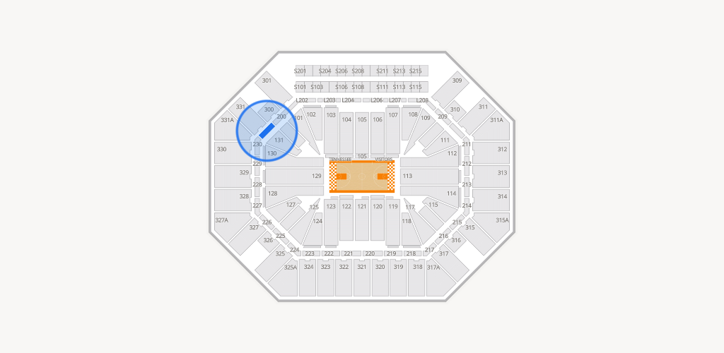 Thompson-Boling Arena at Food City Center Seating Chart
