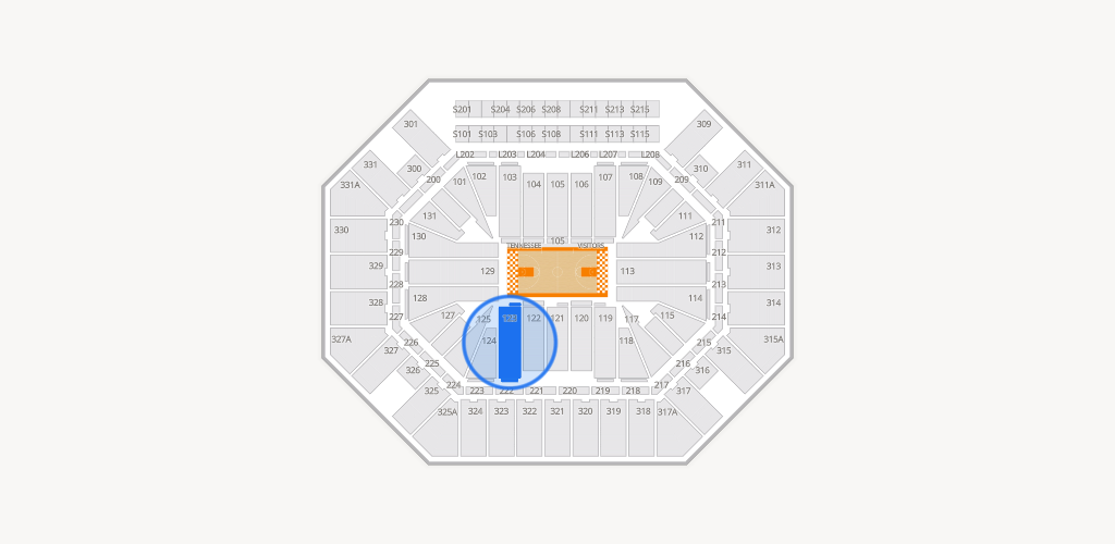 Thompson-Boling Arena at Food City Center Seating Chart