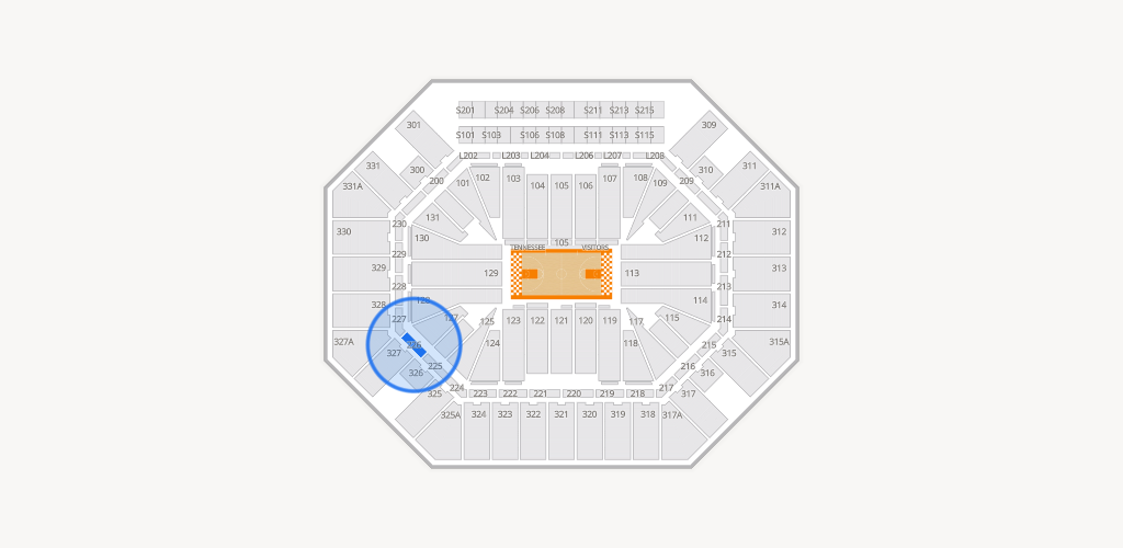 Thompson-Boling Arena at Food City Center Seating Chart