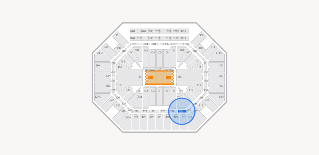 Thompson-Boling Arena at Food City Center Seating Chart