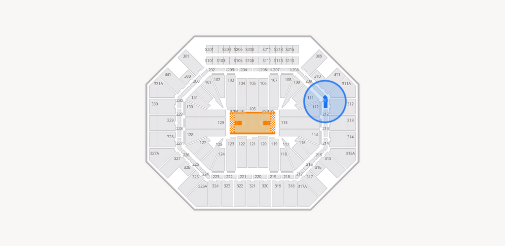 Thompson-Boling Arena at Food City Center Seating Chart