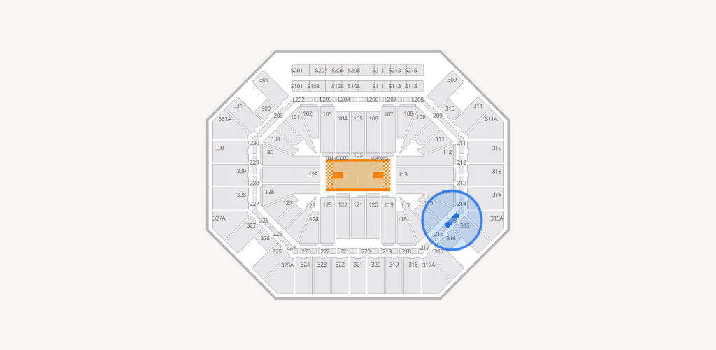 Thompson-Boling Arena at Food City Center Seating Chart