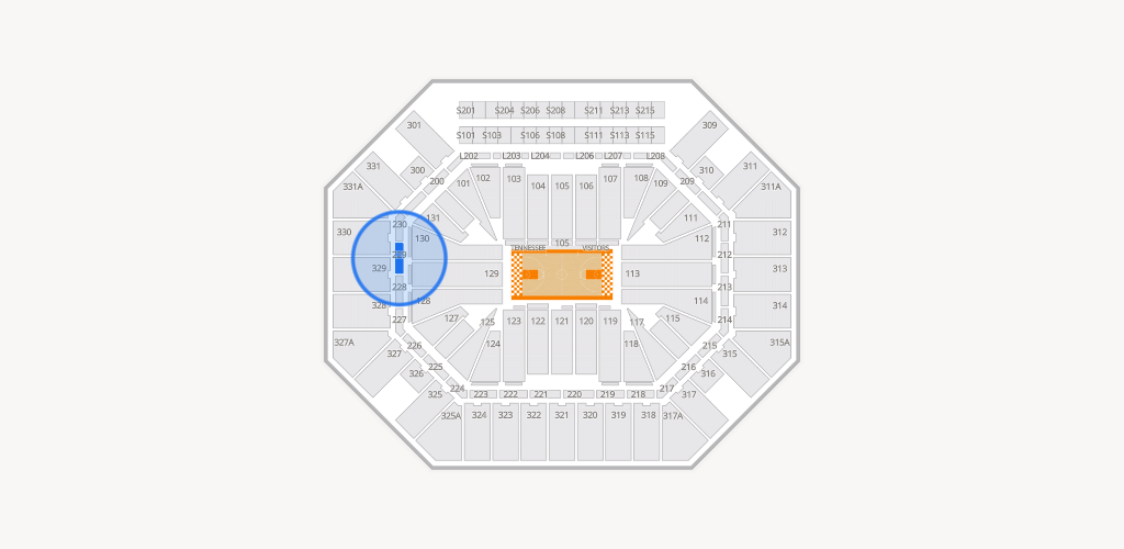 Thompson-Boling Arena at Food City Center Seating Chart