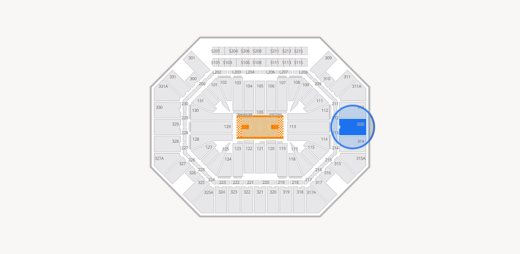Thompson-Boling Arena at Food City Center Seating Chart