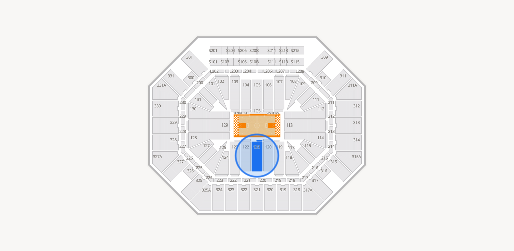 Thompson-Boling Arena at Food City Center Seating Chart