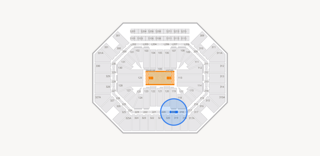 Thompson-Boling Arena at Food City Center Seating Chart