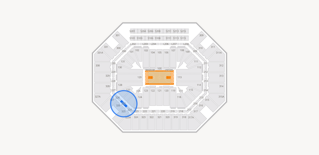 Thompson-Boling Arena at Food City Center Seating Chart