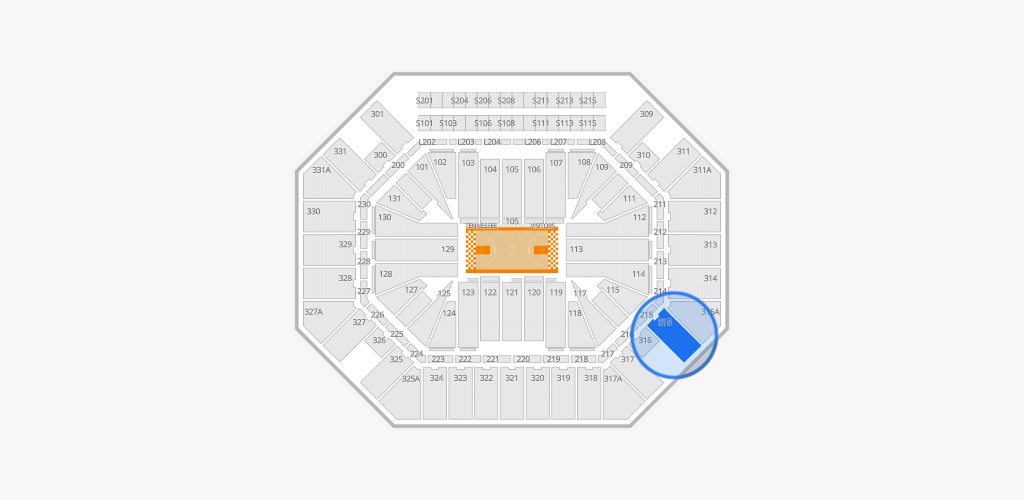 Thompson-Boling Arena at Food City Center Seating Chart