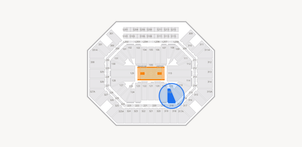Thompson-Boling Arena at Food City Center Seating Chart
