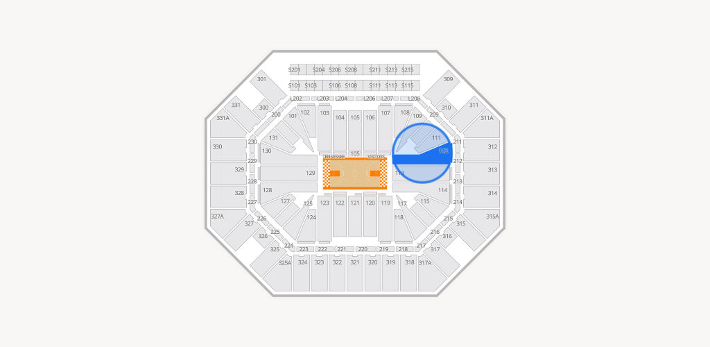 Thompson-Boling Arena at Food City Center Seating Chart