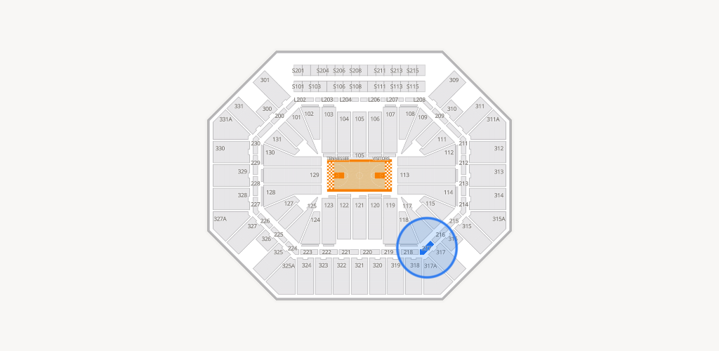 Thompson-Boling Arena at Food City Center Seating Chart