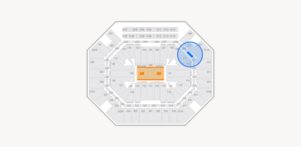 Thompson-Boling Arena at Food City Center Seating Chart