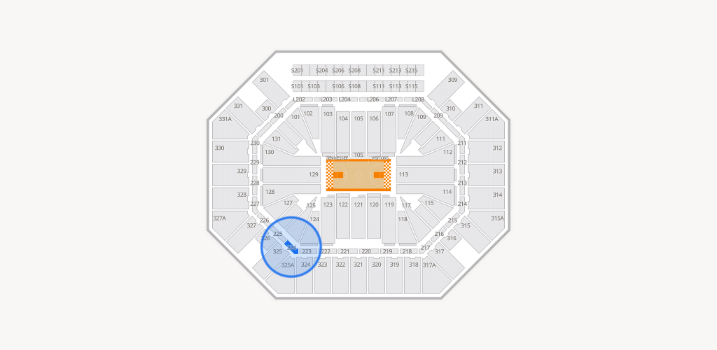 Thompson-Boling Arena at Food City Center Seating Chart