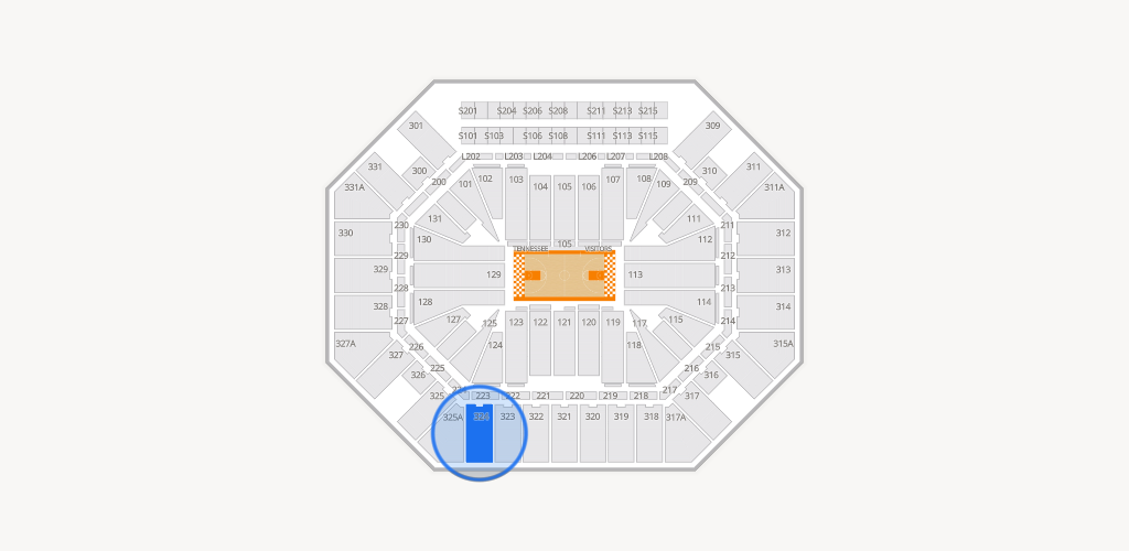 Thompson-Boling Arena at Food City Center Seating Chart