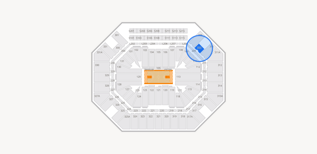 Thompson-Boling Arena at Food City Center Seating Chart
