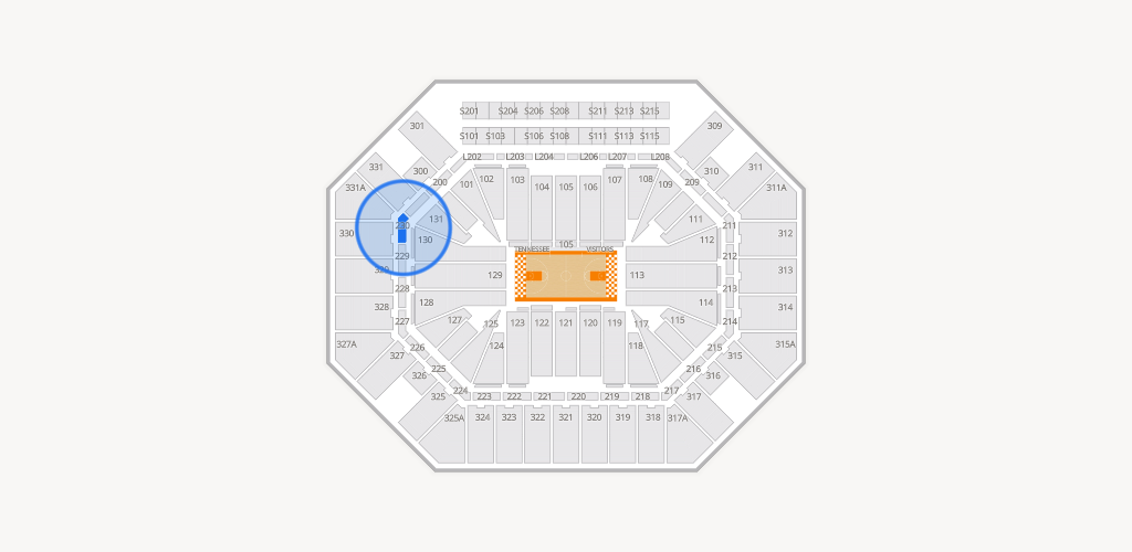 Thompson-Boling Arena at Food City Center Seating Chart