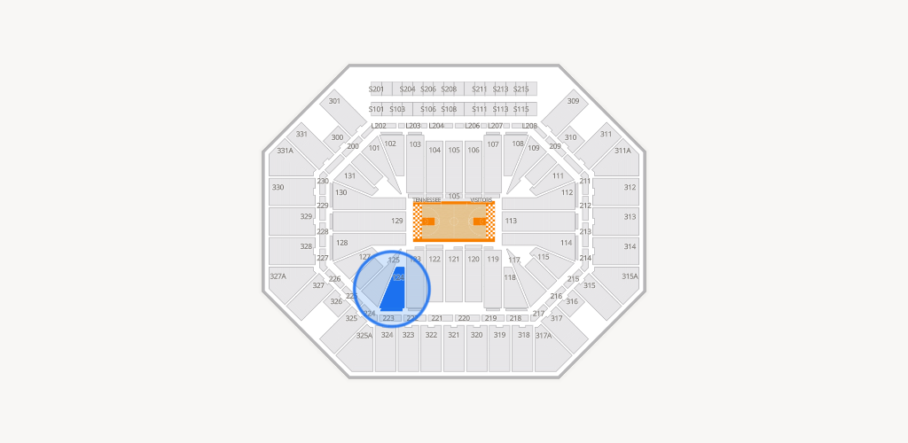 Thompson-Boling Arena at Food City Center Seating Chart