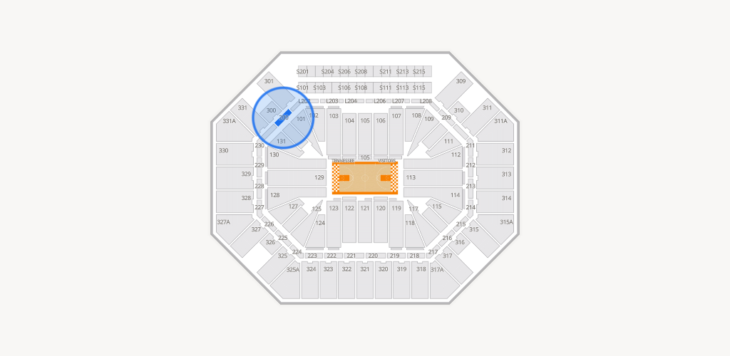 Thompson-Boling Arena at Food City Center Seating Chart