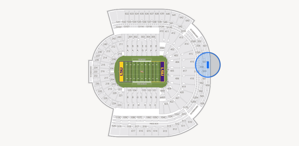 Tiger Stadium Seating Chart