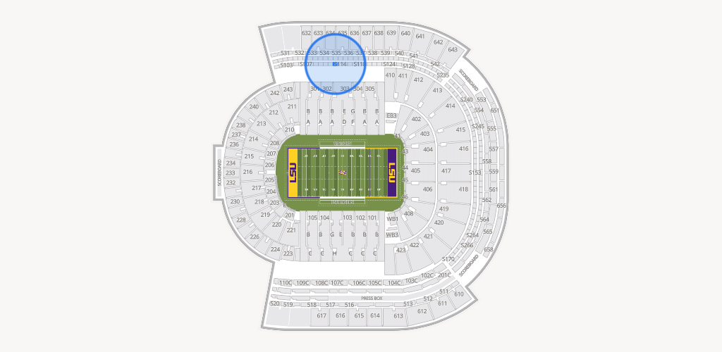 Tiger Stadium Seating Chart