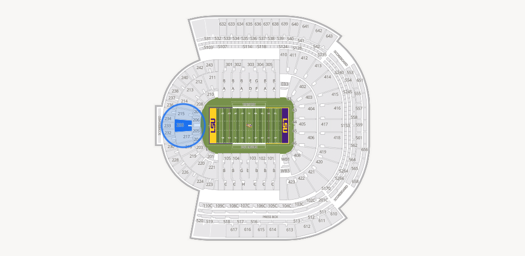 Tiger Stadium Seating Chart