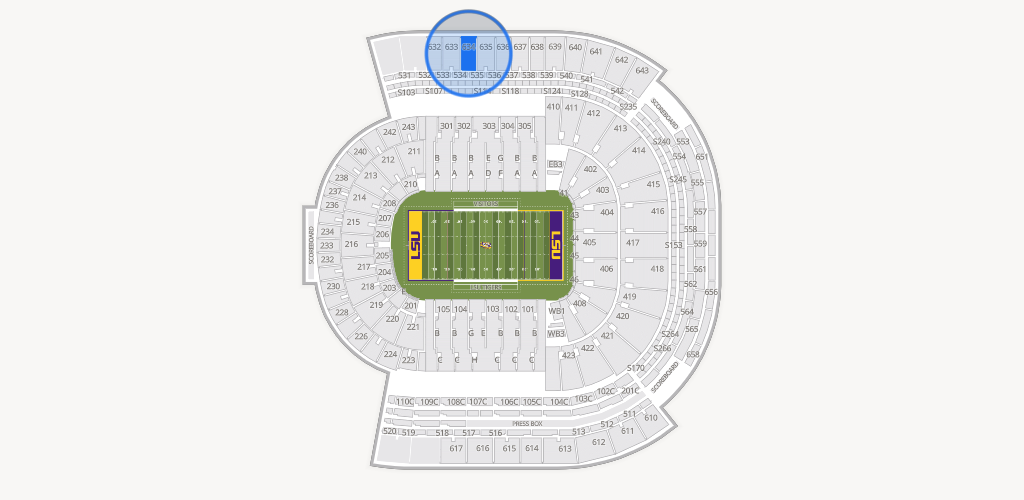 Tiger Stadium Seating Chart