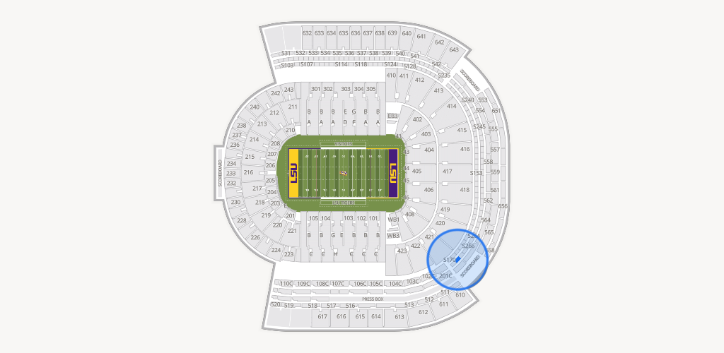 Tiger Stadium Seating Chart