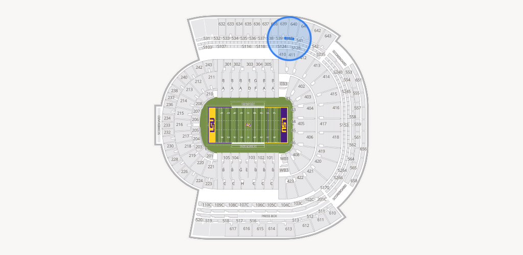 Tiger Stadium Seating Chart