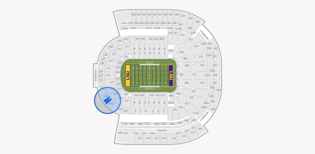 Tiger Stadium Seating Chart