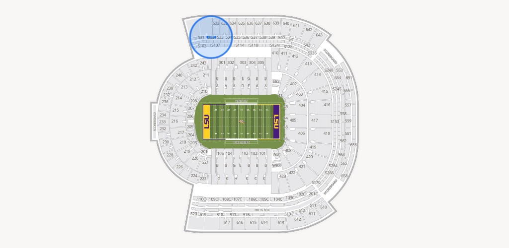 Tiger Stadium Seating Chart
