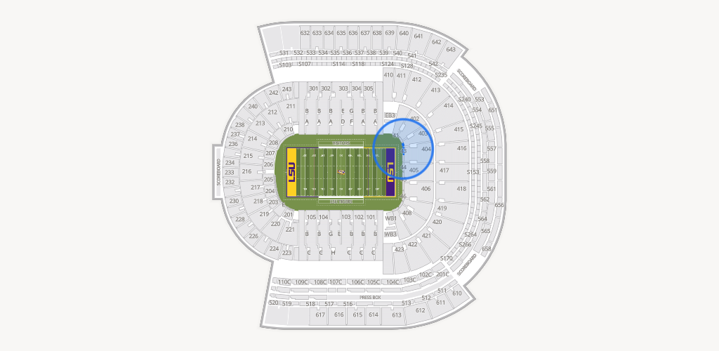 Tiger Stadium Seating Chart