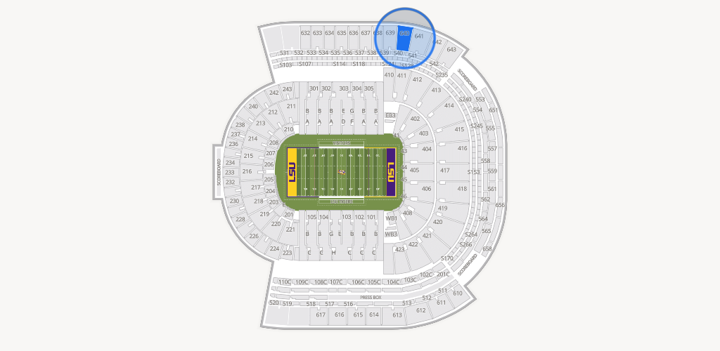 Tiger Stadium Seating Chart