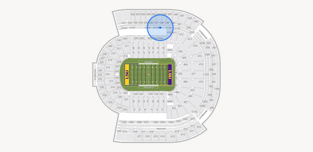 Tiger Stadium Seating Chart