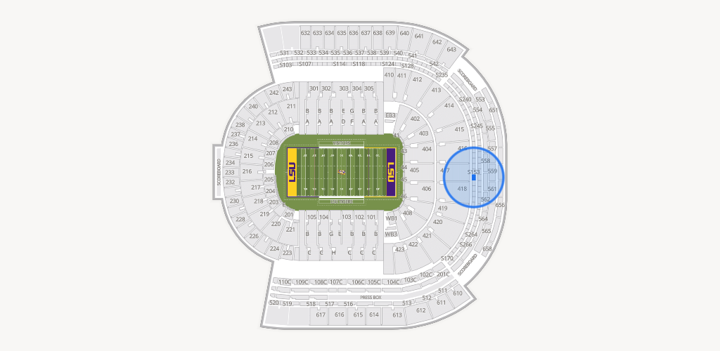Tiger Stadium Seating Chart