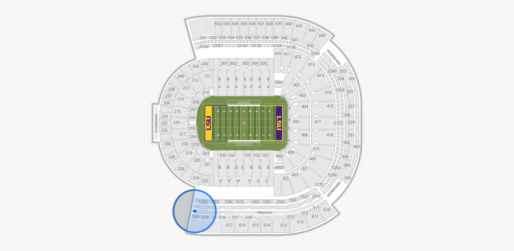 Tiger Stadium Seating Chart