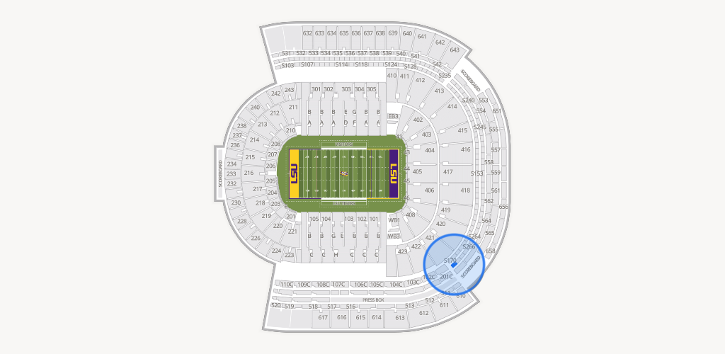 Tiger Stadium Seating Chart