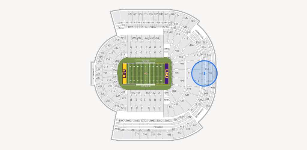Tiger Stadium Seating Chart