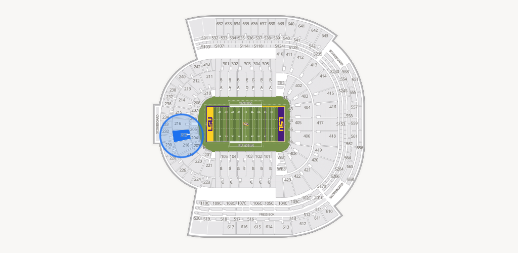 Tiger Stadium Seating Chart