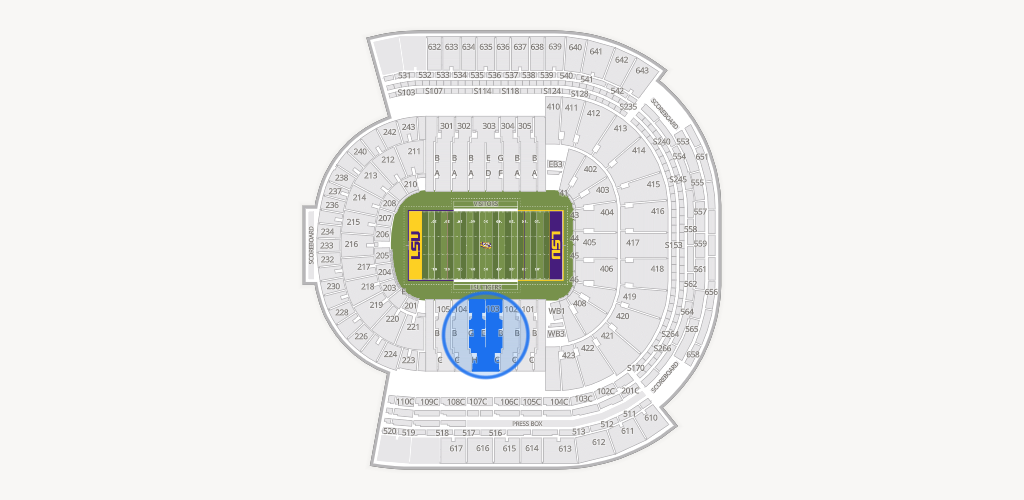 Tiger Stadium Seating Chart