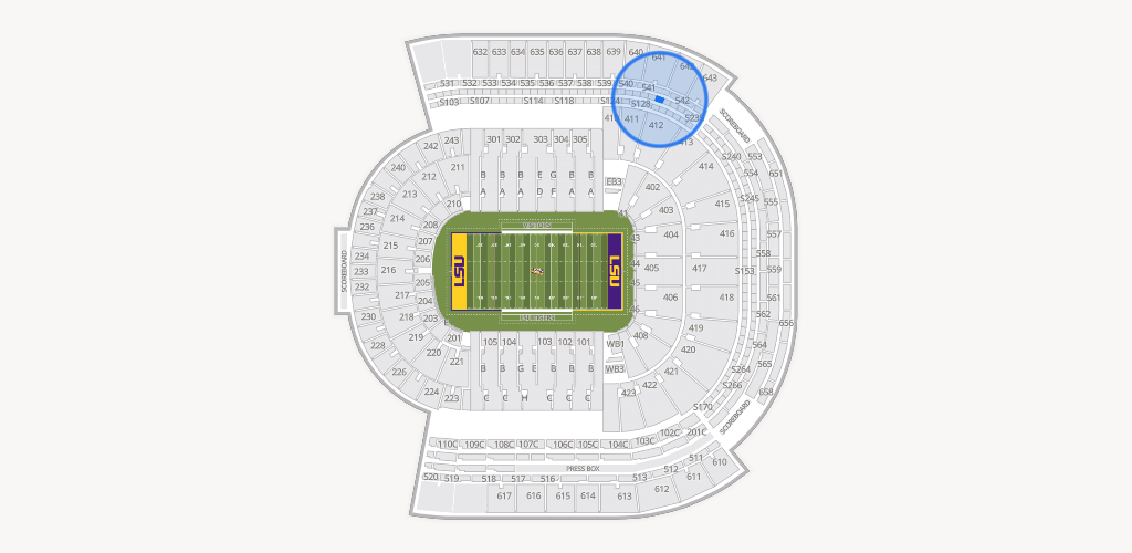 Tiger Stadium Seating Chart