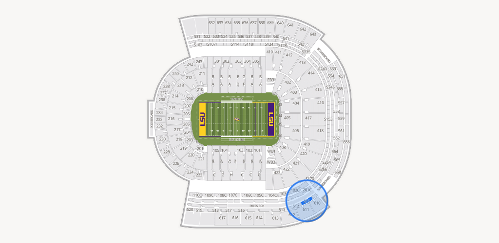 Tiger Stadium Seating Chart