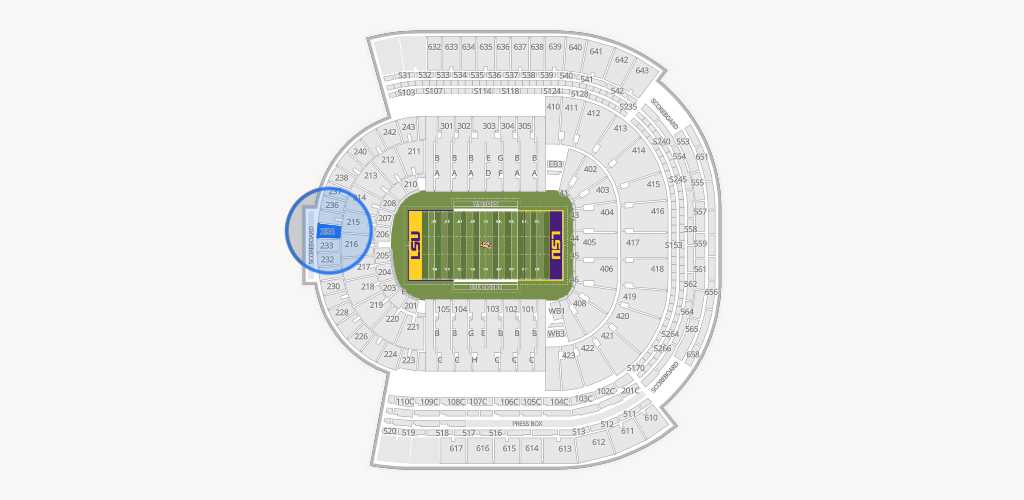 Tiger Stadium Seating Chart