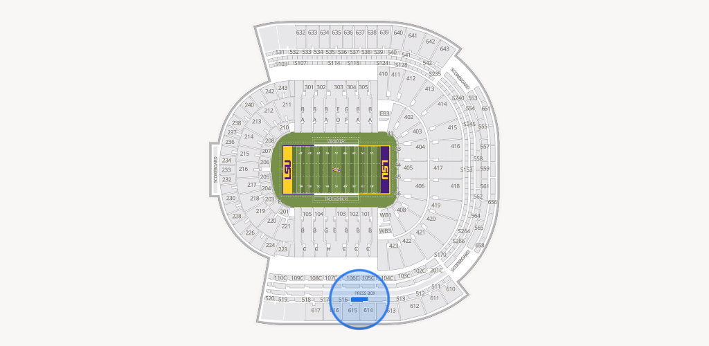 Tiger Stadium Seating Chart