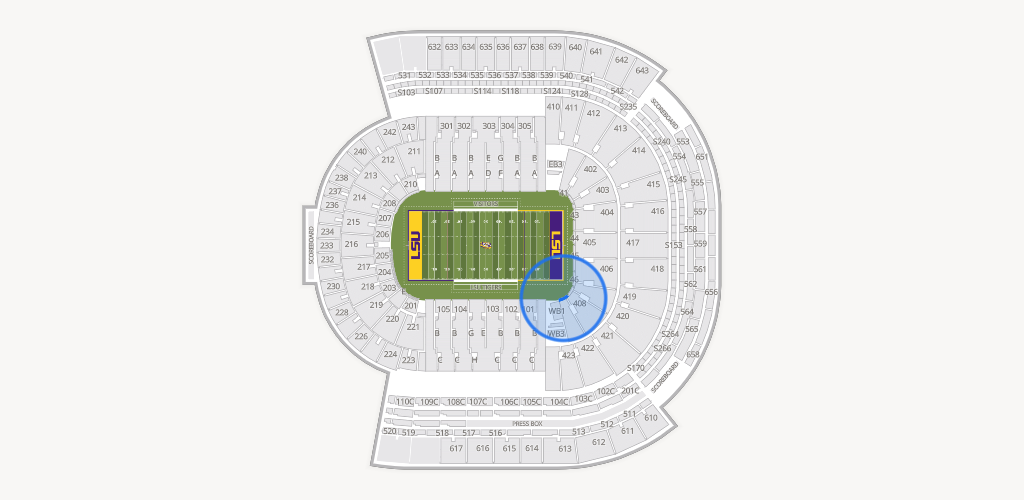 Tiger Stadium Seating Chart