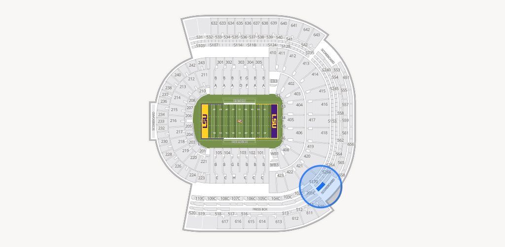 Tiger Stadium Seating Chart