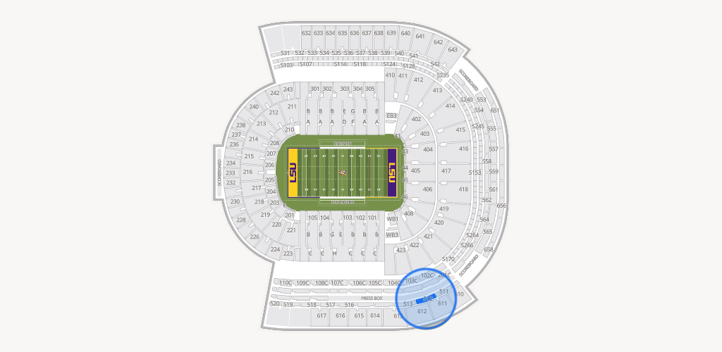 Tiger Stadium Seating Chart
